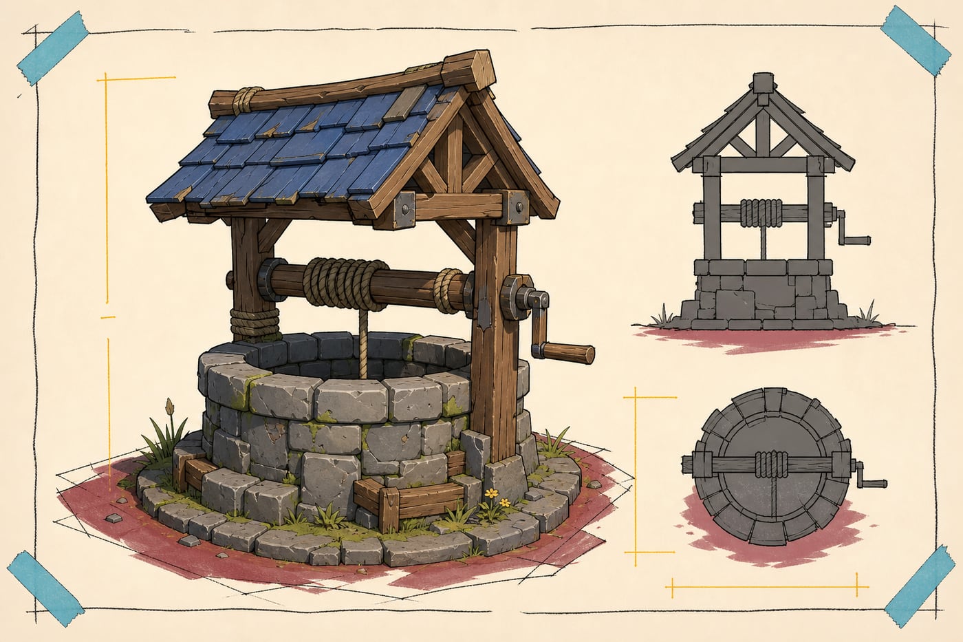 Forgotten Well toon-render placeholder